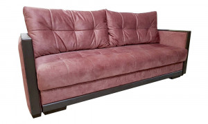 Диван  прямой раскладной Клео розовый  210см