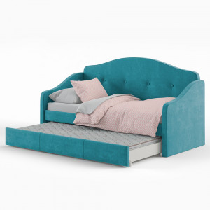 Кровать детская SABRINA изумрудный  95х205х100