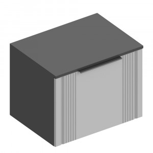 Тумба Вита серый ЛОФТ 60х45х48