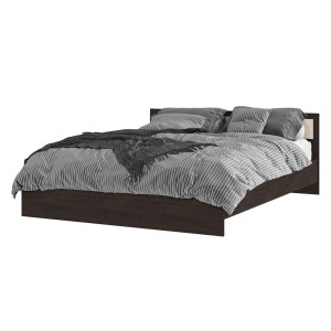 Кровать двуспальная Гармония КР 601 Венге/Белфорт 160х200