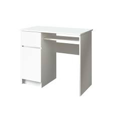 Стол письменный 1 ящик Мори Белый  90х50х77