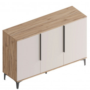 Комод 3-х створчатый Сицилия Дуб альпийский/Тефия