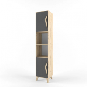 Пенал серый 2+2  42х39х212