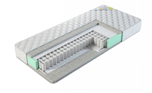 Ортопедический матрас с натуральным ХЛОПКОМ,  Престиж с хлопком  160х200
