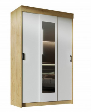 Шкаф-купе Эко дуб вотан/белый