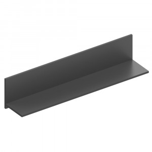 Полка настенная №2 Вита  серый ЛОФТ 120х23х26