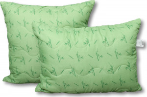 Подушка зеленая Бамбук 500*700