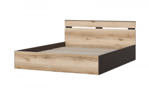 Кровать двуспальная Берген дуб делано/венге 160х200