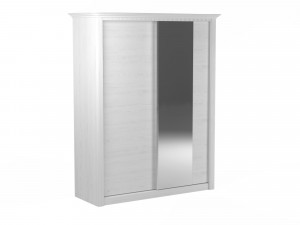 Шкаф купе распашной 2- х створчатый  Клер белый 188х230х69