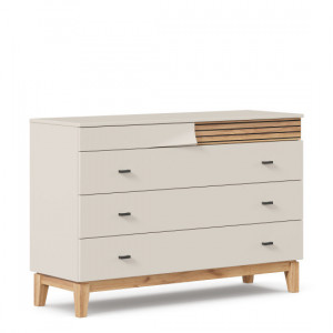 Комод три ящика Нильс Кашемир 120х41х81