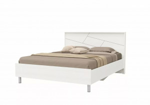 Кровать двуспальная 1600 Аделина белая