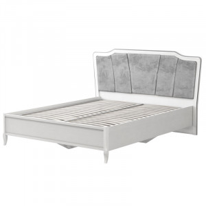 Кровать двуспальная 160х200 Орлеан Ясень белый