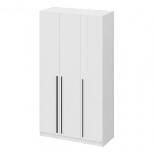 Шкаф распашной трехдверный Берген ШК  белый 120см