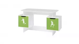 Стол письменный 2х тумбовый СПОРТ Зеленый 75х141х60