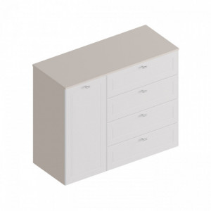 Комод 4 ящика Лорэн Тефия 110х46х92