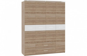Шкаф распашной 4-х створчатый Импульс 16 дуб светлый 180х57х224