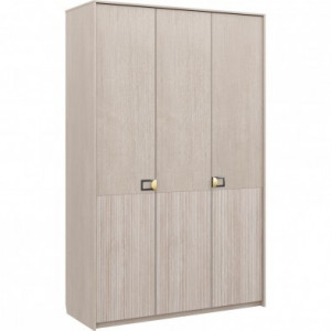 Шкаф распашной 3-х створчатый Муза Тира/Кадена вуд 138х56х220