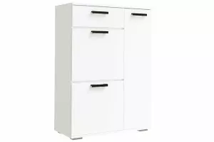 Обувница Прихожая Ника ТВ800  белая 80х35х112