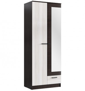 Шкаф Адель 0.8 дуб венге с полками