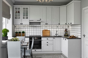 Кухня Бьянка Белый софт 300х60х249