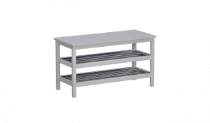 Обувница низкая Фрея  Белый 94х52х40