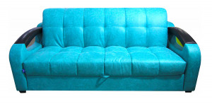 Диван прямой Аккорд-2 голубой 200 см.