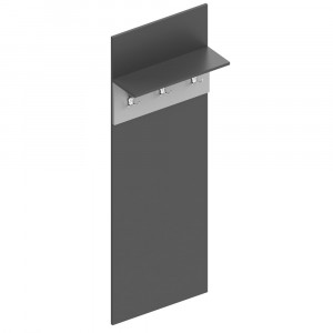 Панель под вешалки Вита серый ЛОФТ  60х21х172