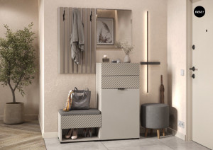 Прихожая Энсо кашемир 241х38х215