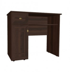 СТОЛ ТУАЛЕТНЫЙ №53 Sherlock 6  Орех шоколадный 93см