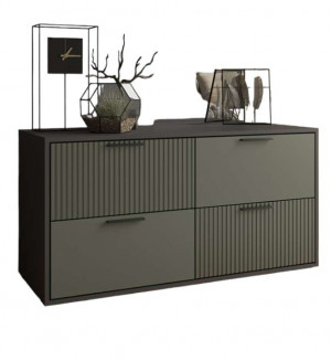 Комод низкий МДФ Феникс олива 120см