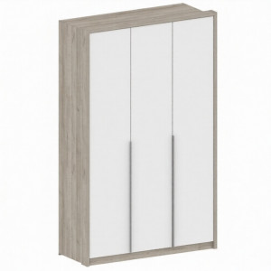 Шкаф распашной 3-х створчатый Анима ШК 3201 дуб серый/белый 144х59х233 см