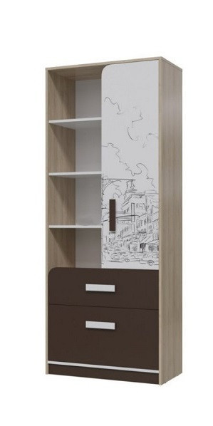 Шкаф стеллаж «Арабика»