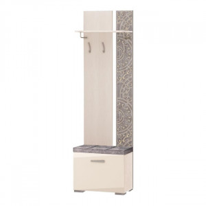 Панель с крючками в прихожую Фреска кена 60х40х210