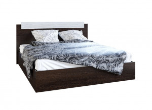 Кровать Эко 1.6 м дуб венге без матраца