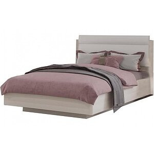 Кровать двуспальная Сантан Лотос КР-8-16-12 Бодега белая 160х200 см