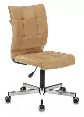 Офисное компьютерное кресло Бюрократ CH-330M бежевый Velvet 73, горчичный