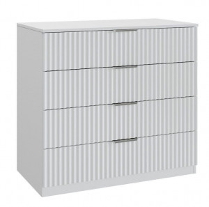 Комод 4 ящика Грейс белый 80х44х77