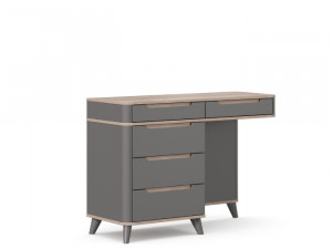 Стол туалетный Стефания серый112 см