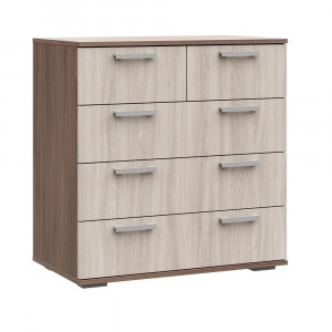 Комод №5 Бежевый/Коричневый 4 ящика 80х46х83