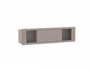 Шкаф навесной гостиная Сиде  Мокко 160х28х43