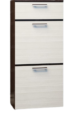 Обувница Прихожая Ника ТВ500 Венге/Лоредо 50х35х112