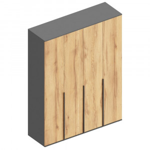 Шкаф распашной 4-створчатый для одежды Стил  160х50х210