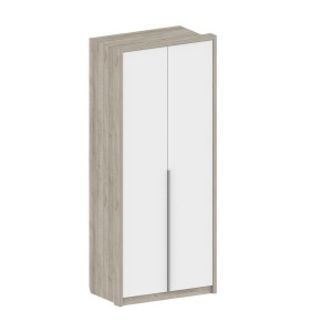 Шкаф распашной 2-х створчатый Анима ШК 3217 дуб серый/белый 98х59х233 см