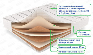 Матрас Optima memory 160х200