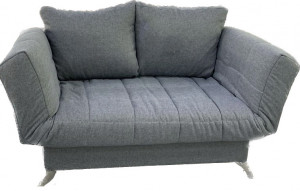 Диван прямой раскладной  Маугли серый 200см