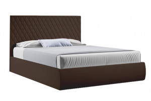 Кровать Стелла 1600 с прям подъемным механизмом/коричневый Мелодия сна
