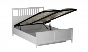 Кровать 1400 NEW с подъемным механизмом, Фрея (1500*2092*1104) Белый