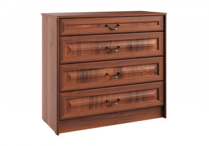 Комод 4 ящика ЯН-20 Дуб темный 86см