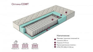 Матрас ОПТИМА СОФТ 90х200