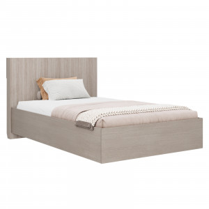 Кровать двуспальная с ПМ  Муза бежевый 160х200